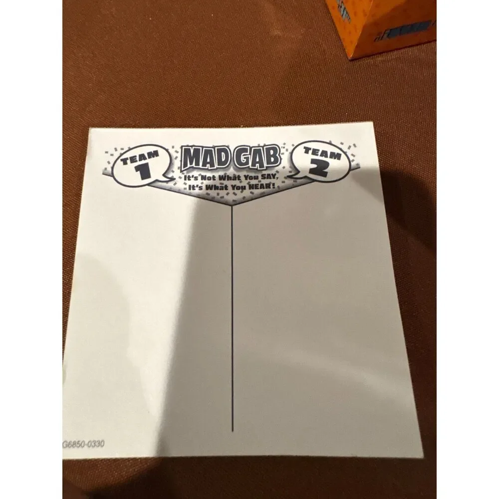 Mad Gab Game Party Family Game Complete
